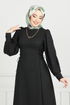 الفستان أسود 5962BSK463-MS - Thumbnail