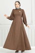 Dress 5962BSK463-MS Light Brown - Thumbnail