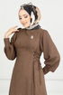 Dress 5962BSK463-MS Light Brown - Thumbnail