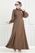 Dress 5962BSK463-MS Light Brown - Thumbnail