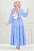Dress 6094TGE913-M Baby Blue - Thumbnail