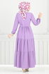 Dress 6094TGE913-M Dark Lilac - Thumbnail