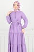 Dress 6094TGE913-M Dark Lilac - Thumbnail