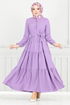 Dress 6094TGE913-M Dark Lilac - Thumbnail