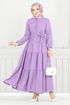 Dress 6094TGE913-M Dark Lilac - Thumbnail