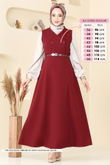 B.İ.S.S.K. - DRESS 6208BSK463-MS Burgundy