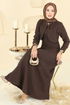 Dress 6251BSK463-MS Brown - Thumbnail