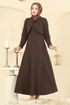 Dress 6251BSK463-MS Brown - Thumbnail