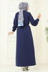 Dress 7010UZ662-MS Navy Blue - Thumbnail