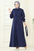 Dress 7010UZ662-MS Navy Blue - Thumbnail