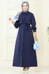 Dress 7010UZ662-MS Navy Blue - Thumbnail