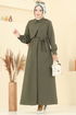 Dress 7020UZ662-MS Khaki - Thumbnail