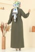الفستان اخضر عفني 7020UZ662-MS - Thumbnail