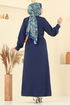 Dress 7020UZ662-MS Navy Blue - Thumbnail