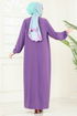 Dress 7103BM387-MS Dark Lilac - Thumbnail