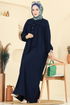Dress 7103ERK1158-MS Navy Blue - Thumbnail