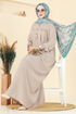 الفستان بيج 7103ERK1158-MS - Thumbnail