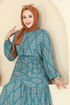 Dress 7109ERK1158-MS Petroleum - Thumbnail