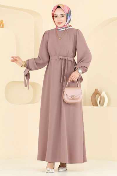 B.G.S. - الفستان بيج 7121BG354-MS