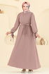 الفستان بيج 7121BG354-MS - Thumbnail