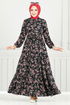 Dress 7122BGS895-M Black - Thumbnail