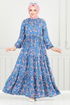 Dress 7122BGS895-M Indigo - Thumbnail