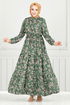 Dress 7122BGS895-M Khaki - Thumbnail