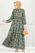 Dress 7122BGS895-M Khaki - Thumbnail
