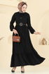 الفستان أسود 7123BG354-MS - Thumbnail