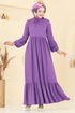 Dress 7123BG354-MS Dark Lilac - Thumbnail