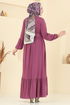 Dress 7123BG354-MS Dark Rose Dusky - Thumbnail