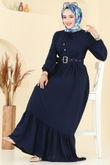 B.G.S. - Dress 7123BG354-MS Navy Blue