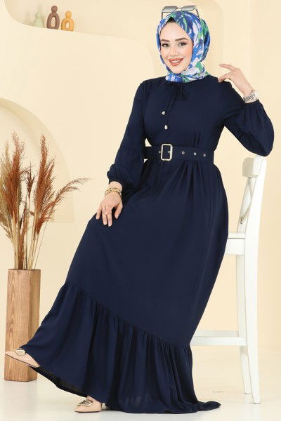 B.G.S. - Dress 7123BG354-MS Navy Blue