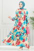 Dress 7124BG354-MS Light Petroleum - Thumbnail