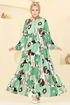 Dress 7129ERK1158-MS Green - Thumbnail