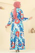 Dress 7129ERK1158-MS Saxe - Thumbnail