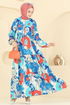 Dress 7129ERK1158-MS Saxe - Thumbnail
