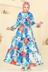 Dress 7129ERK1158-MS Saxe - Thumbnail