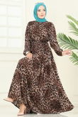 E.R.K. - Dress 7130ERK1158-MS Brown