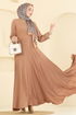 الفستان بيج 7132ERK1158-MS - Thumbnail