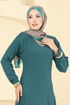 Dress 7132ERK1158-MS Emerald - Thumbnail
