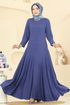 الفستان ازرق 7132ERK1158-MS - Thumbnail