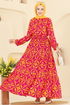 Dress 7134ERK1158-MS Fuchsia - Thumbnail