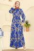 Dress 7135ERK1158-MS Saxe - Thumbnail