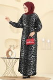 E.R.K. - Dress 7137ERK1158-MS Pattern 2 Leopard&Black