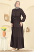 Dress 7138BG354-MS Brown - Thumbnail