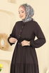Dress 7138BG354-MS Brown - Thumbnail