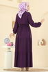 Dress 7138BG354-MS Damson - Thumbnail