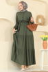 Dress 7138BG354-MS Khaki - Thumbnail