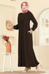 Dress 7139BG354-MS Brown - Thumbnail